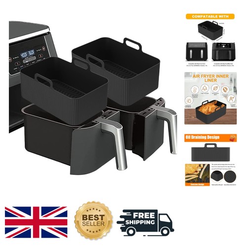 2pcs silicone air fryer - 2pcs, baking