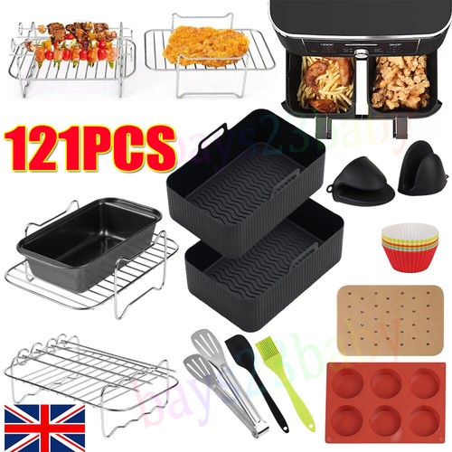 121pcs set rectangle air fryer - 121pcs/set,