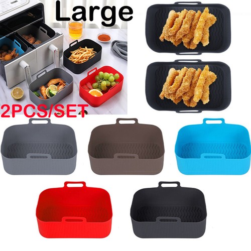 2pcs air fryer - air, silicone