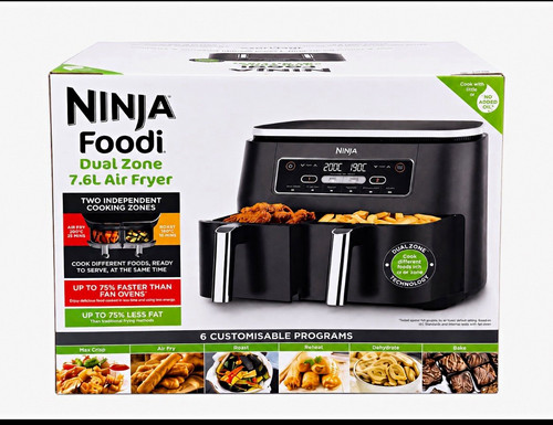 Ninja foodi dual zone air - ninja, 7.6l