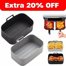 2x Large Air Fryer Dual Basket