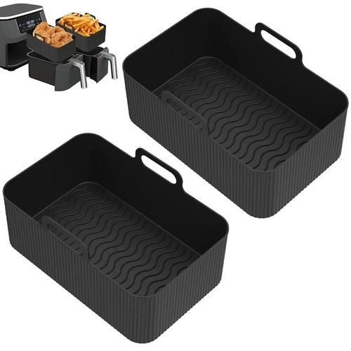 Air fryer dual basket liner - dual,