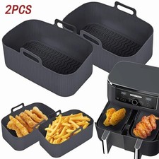 2x Large Air Fryer Dual Basket