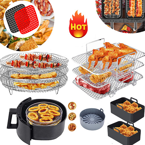 Air fryer liners - air, rack