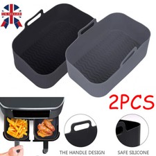 2Pcs Air Fryer Silicone Pot