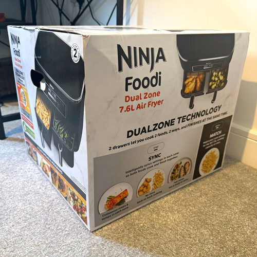 Ninja foodi dual - zone, 7.6l
